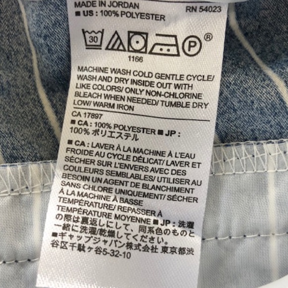 Banana Republic Blue & White Stripe Hayden Pant - Picture 5 of 6